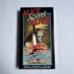 Alice Sweet Alice (1976) VHS Tape Rare Horror UAV 4048 1989 Brooke Shields HTF